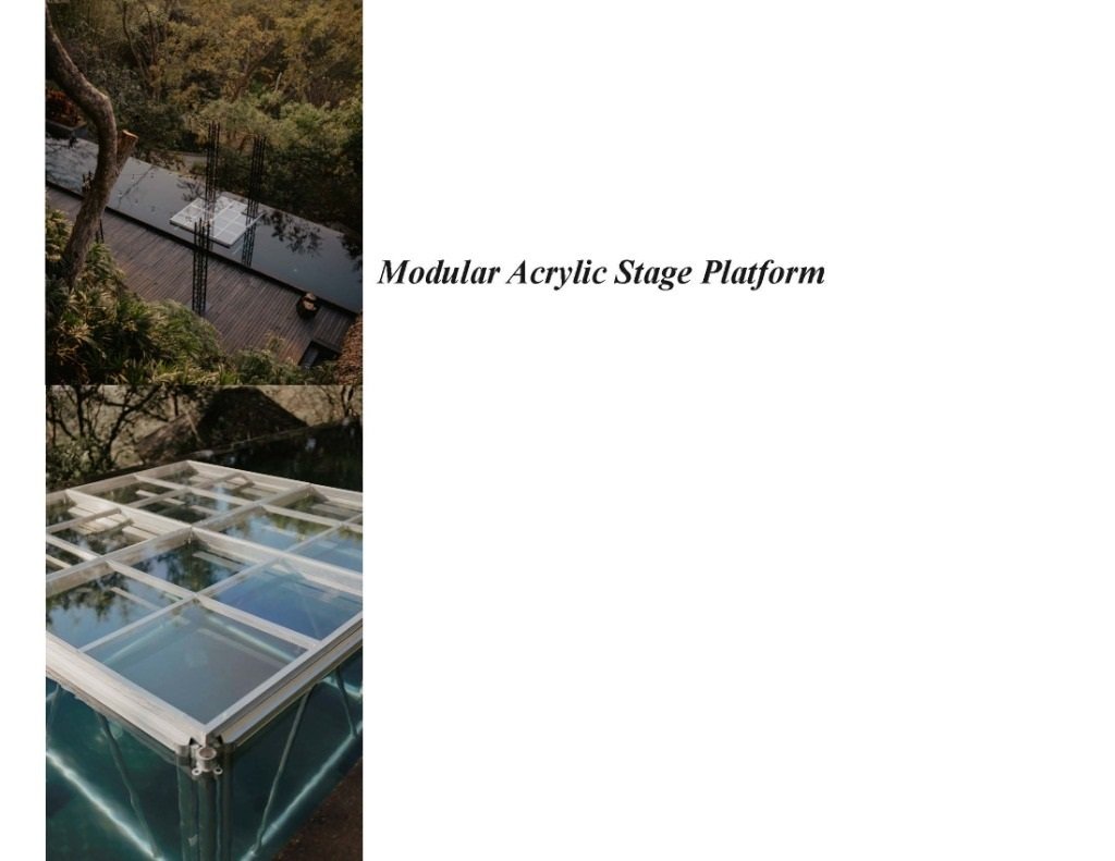 Modular Acrylic Stage Platform